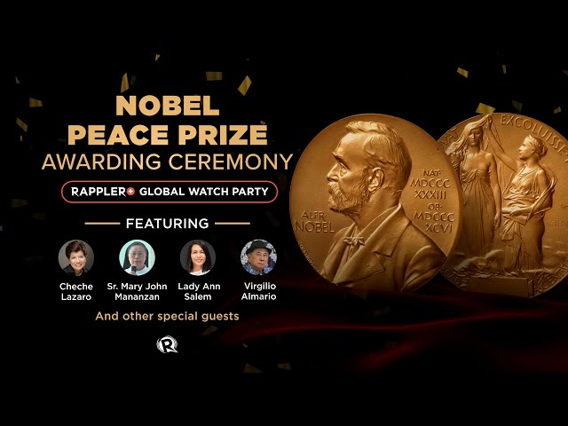 LIVESTREAM: Maria Ressa, Dmitry Muratov receive Nobel Peace Prize in Oslo