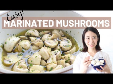 Marinated Mushrooms for an easy appetizer | きのこのマリネ