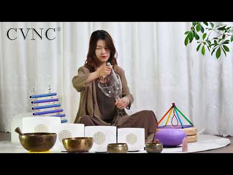 CVNC clear chalice singing bowl for sound healing
