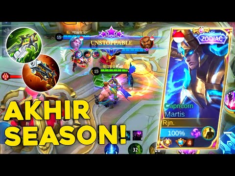 MATCH TERAKHIR SEBELUM RESET SEASON! BANTAI! | GAMEPLAY TOP GLOBAL MARTIS INDONESIA - MLBB