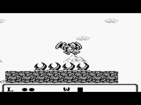 Ghouls'n Goblins Gargoyles Quest (Gameboy 1990) Complete Playthrough