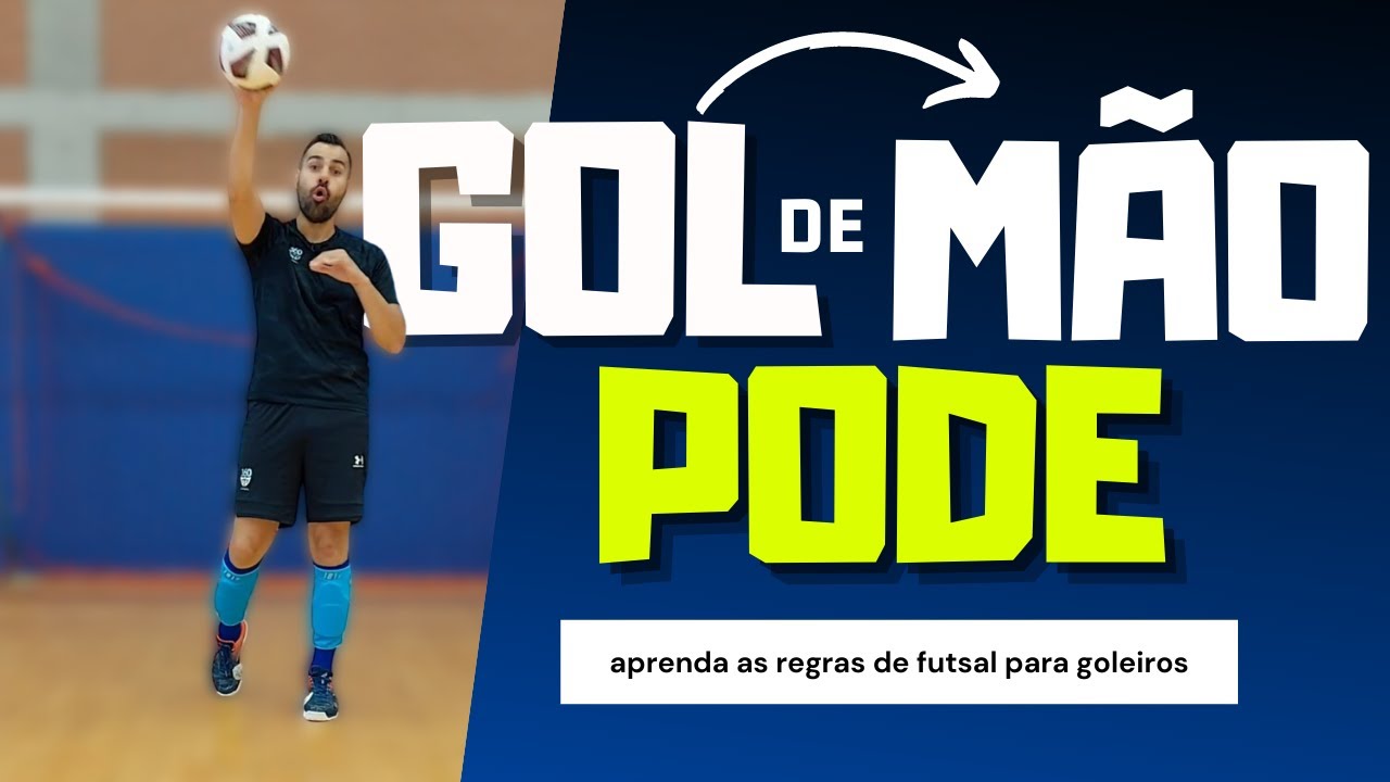 ⚽ GOLEIRO - Aprenda as REGRAS de futsal #futsal #regras #goleiro