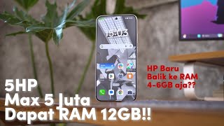 5 HP RAM 8GB Ke Atas di Bawah 5 Juta yang Worth di 2026!