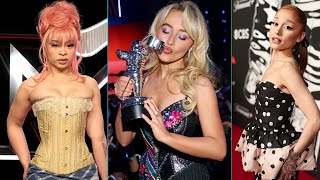 Tyla, Sabrina Carpenter, Lady Gaga, and Ariana Grande Define the 2025 MTV VMAs.
