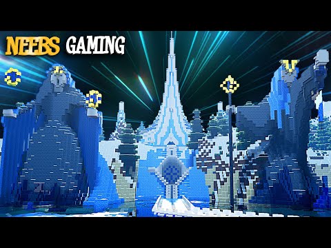 HUGE ICE PALACE... with a Dark Secret. - Minecraft