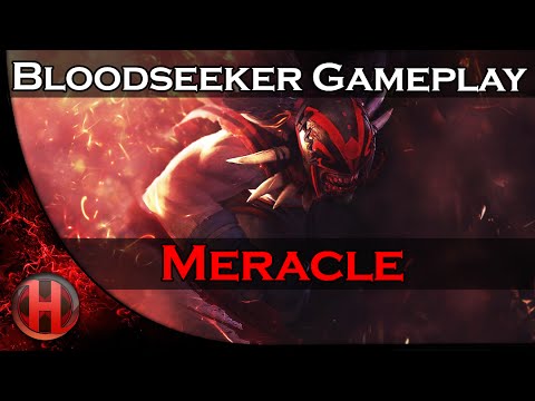 Dota 2 - Meracle Bloodseeker 42 Kills Gameplay