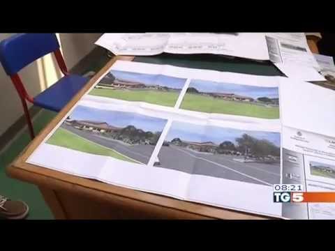 TG5: Oggi verrà inaugurata la nuova scuola media - 8:30 15/12/12