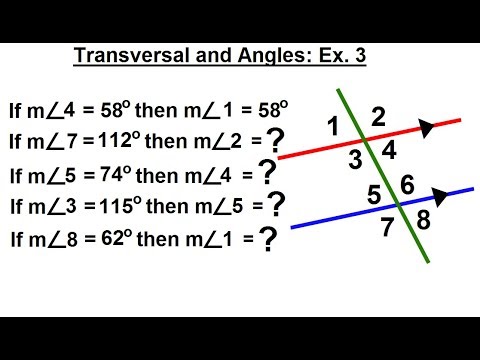 Geometry Ch 4 Lines and Angles 1 of 54 Parallel Lines and Planes