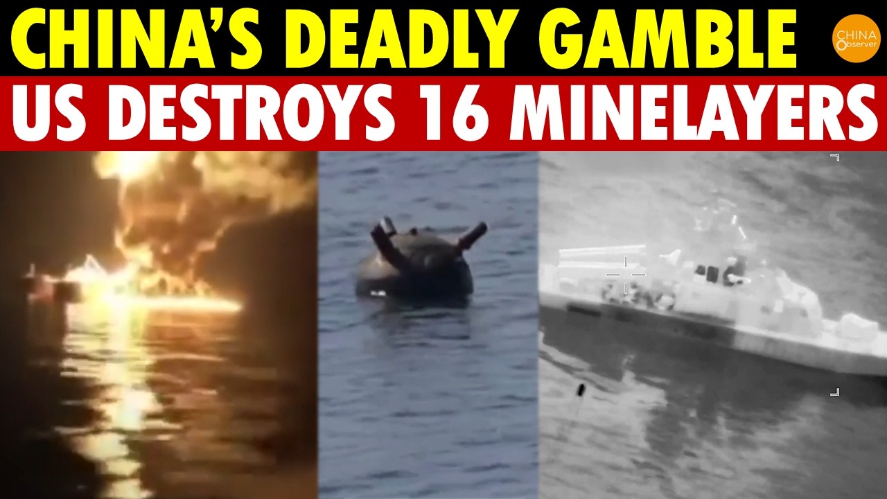 US Destroys 16 Iranian Mine-Laying Ships, Chinese Torpedoes Found—Plane With China Supplies Bombed