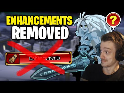 Enhancements are GONE! AQW Infinity New Milt Set! AQWorlds