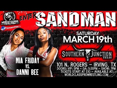 Mia Friday vs Danni Bee | 3/19/22 | World Class Pro Wrestling