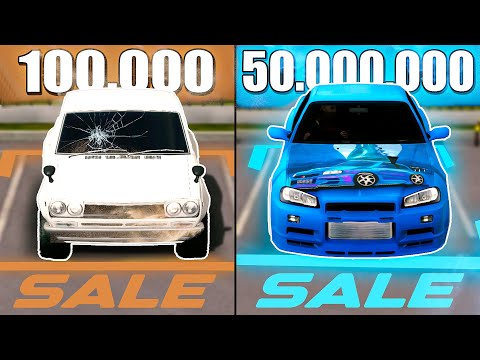 0$'dan Başlayıp 50.000.000$ OYUN PARASI YAPTIM !! Car Parking Multiplayer