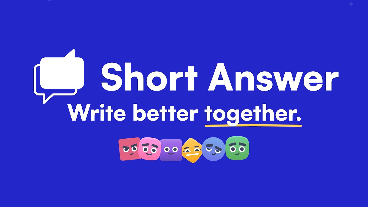 Intro To Short Answer