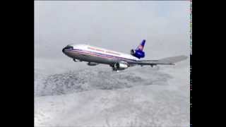 preview picture of video 'DC-10-30 JAT Yugoslav Airlines landing to Skopje Airport'