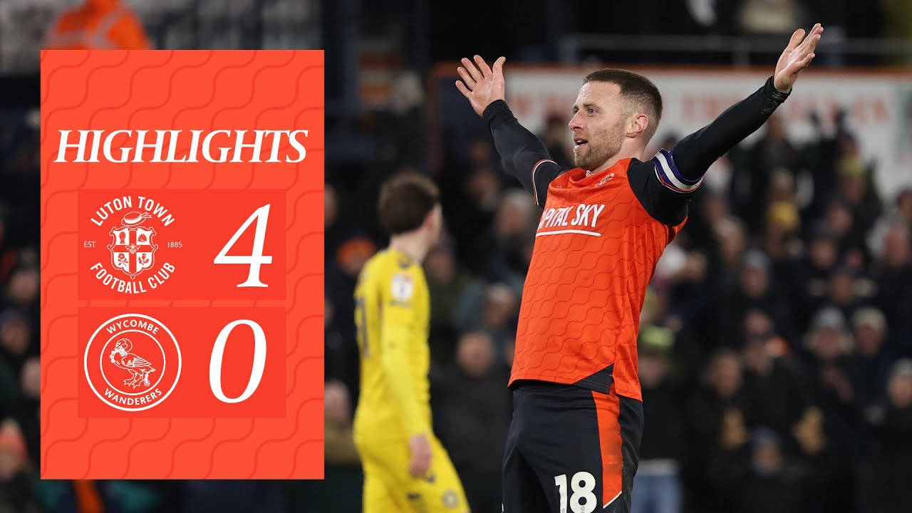 Luton vs Wycombe Post-Match Highlights Season 2025/2026