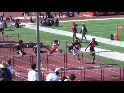 J Rubio - VarB 110m Hurdles at OC Championships 4-23-16