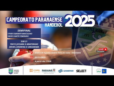 AO VIVO E COM IMAGENS - CAMPEONATO PARANAENSE DE HANDEBOL - TEMPORADA 2025