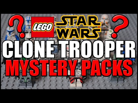Lego CLONE TROOPER Star Wars MYSTERY PACKS! (Rare Clones)