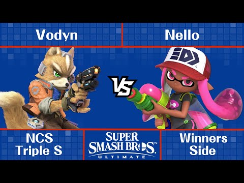 NCS Triple S - Vodyn (Fox) vs Nello (Inkling) - Ultimate Singles