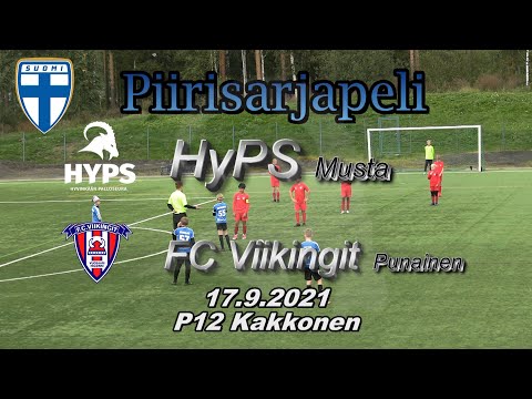 Piirisarja P12 HyPS Musta - FC Viikingit Punainen 17.9.2021