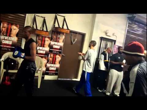 Celestino Caballeo putting in work mayweather boxing club EsNews Boxing