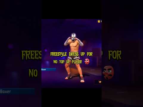 free fire no top up freestyle 😱 dress combination 🥷 | #shortsff #shortfeed #dresscombination