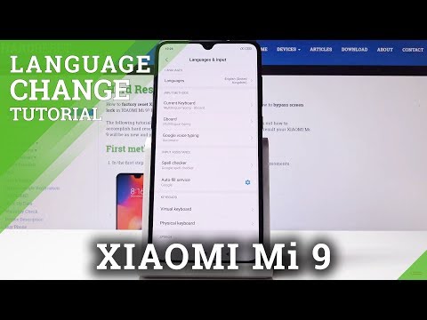 Where to Find List of Languages in XIAOMI Mi 9 - Change Language in XIAOMI