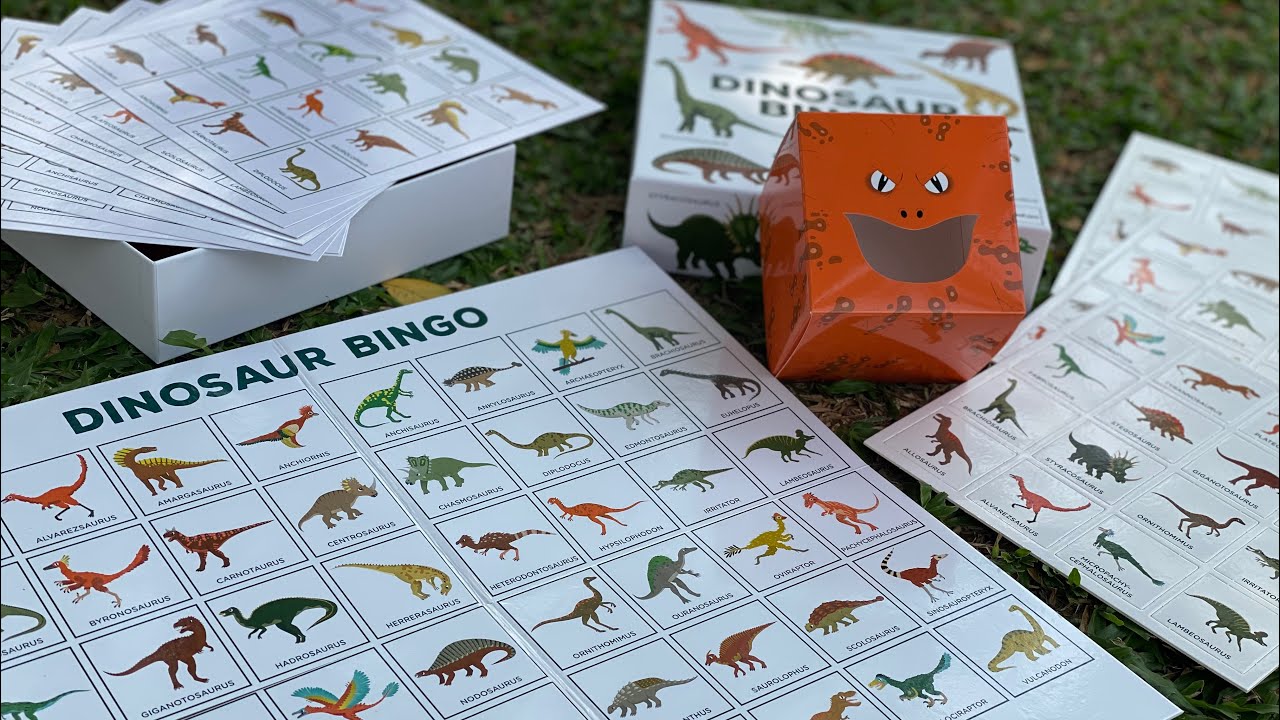 Fun and Educational DINOSAUR THEMED family board games « Home is where