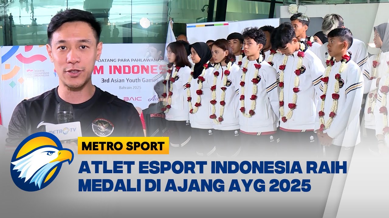 Para Atlet ESport Indonesia Berhasil Raih Medali di Asian Youth Games 2025 [Metro Sport]