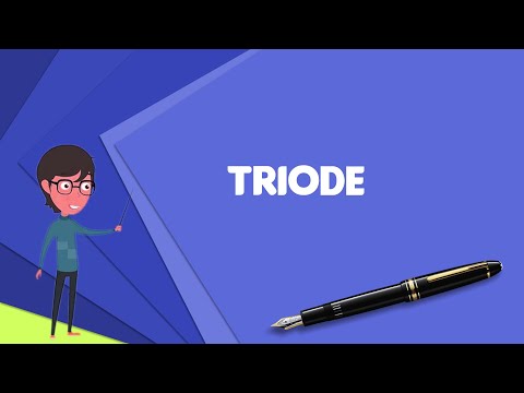 What is Triode? Explain Triode, Define Triode, Meaning of Triode