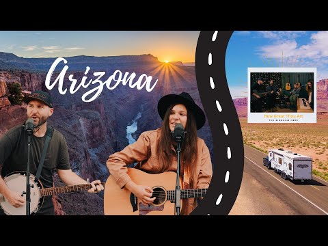 Family Worship Band sings "How Great Thou Art" as they travel in their RV to the Grand Canyon! - Family, Kingdom Kids Zone - The Kingdom Here