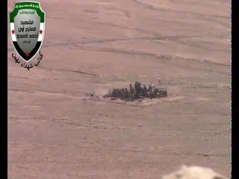 استهداف قوات النظام في قرية بير الجروة في القلمون الشرقي من قبل كتائب شهداء مهين