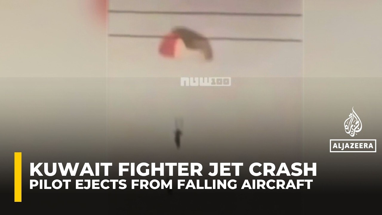 Dense smoke rising in Kuwait after fighter jet crash