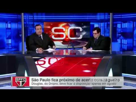 Milton Caraglio - Amigão cai na risada ao falar o nome do possível atacante do SPFC