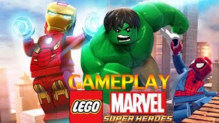 preview picture of video 'Lego Marvel Super Heroes GAMEPLAY XBOX 360 Porão dos Games'