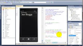 preview picture of video 'Introduction to Win Phone 7.1  - Windows app development for beginners, lesson 1 of 17'