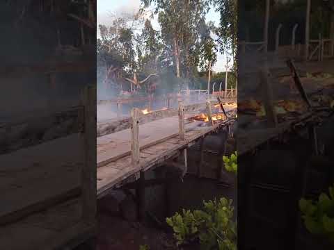 incêndio na ponte do Buriti dos Ferreiras em Santa Quitéria MA 😱😱