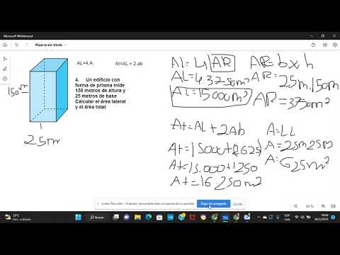 ÁREA LATERAL Y TOTAL DE UN PRISMA CUADRANGULAR ( SUPER FÁCIL )