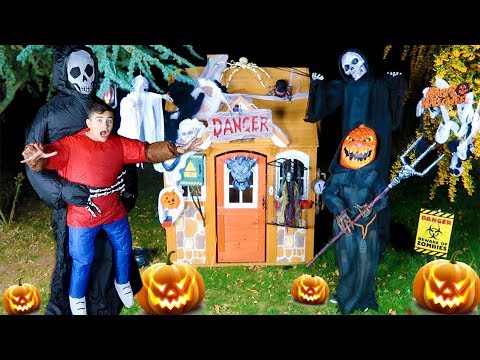 EFFRAYANTS DÉGUISEMENTS D'HALLOWEEN & CABANE HANTÉE #2 👻🎃