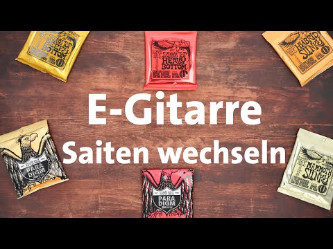 E-Gitarre | Saiten wechseln
