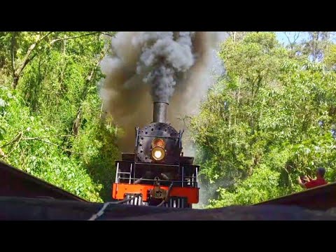 Por Baixo da Maria Fumaça na Serra do Mar - Trem Túnel