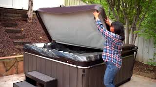 Caldera Video   How to Open Your Hot Tub Cover  ProLift IV