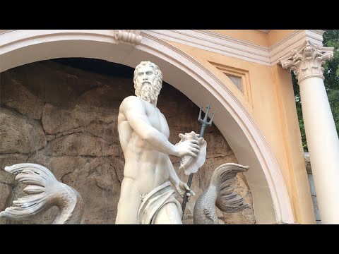Neptune's Fountain in Italy Pavilion Hidden Mickey