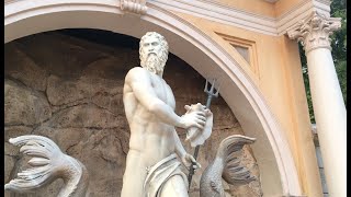 Neptune's Fountain in Italy Pavilion Hidden Mickey