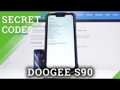 Secret Codes on Doogee S90 - Testing Menu / Device Info