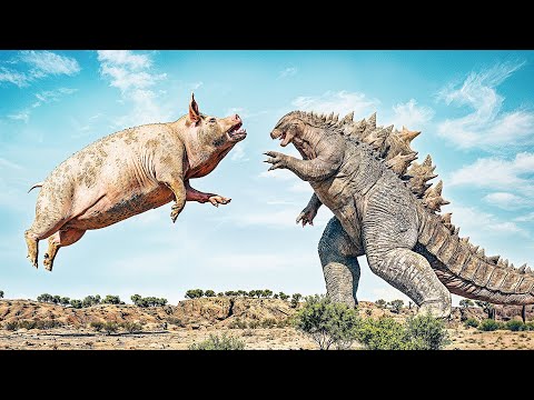 Most Awesome Godzilla and Wild Animal Scenes by Dazzling Divine