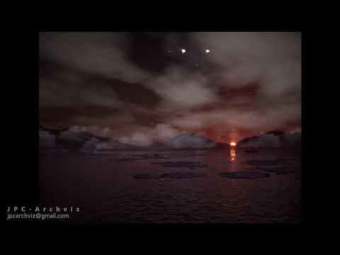 Unreal Engine 4: Arctic at Night (Megascans, Brushify)