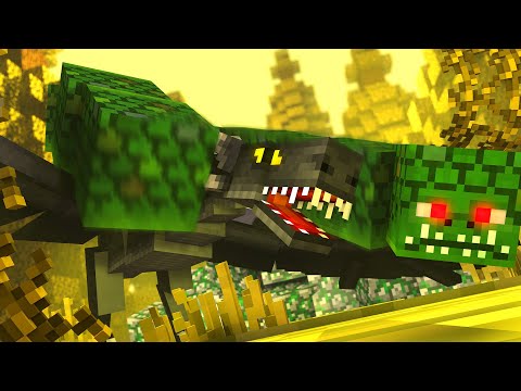 Minecraft: COBRA GIGANTE ATACOU MEU DRAGÃO PROIBIDO - ERA DOS DRAGÕES #30 ‹ Gustavo ›