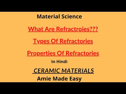 What Are Refractories ??? Types Of Refractories / Ceramic Materials / Material Science