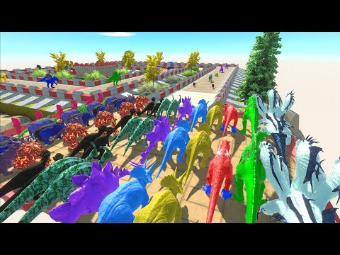 Colored All Units vs The strongest animal Challenge #2 –Animal Revolt Battle Simulator